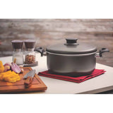 Tramontina Paris 20cm Graphite Aluminum Casserole with Interior and Exterior Starflon Max PFOA Free Nonstick Coating