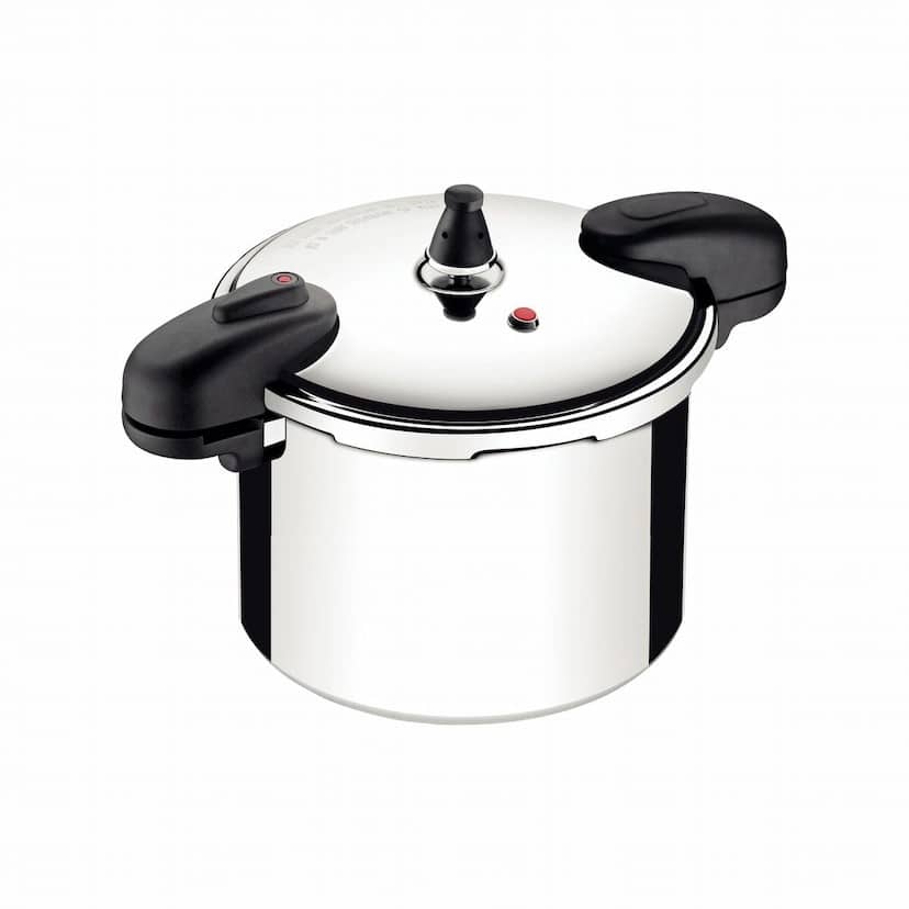 Tramontina Valencia 24cm 8L Polished Aluminum Pressure Cooker
