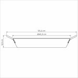 Tramontina Professional Aluminum Paella Pan with Interior Starflon Premium Nonstick Coating and Brushed Exterior Finish, 45 cm, 9.2 L