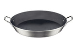 Tramontina Professional Aluminum Paella Pan with Interior Starflon Premium Nonstick Coating and Brushed Exterior Finish, 45 cm, 9.2 L