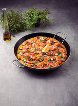 Tramontina Professional Aluminum Paella Pan with Interior Starflon Premium Nonstick Coating and Brushed Exterior Finish, 45 cm, 9.2 L