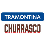 Tramontina Jumbo 4 Pieces Steak Kinife Set with Stainless Steel Blade and Brown Dishwasher Safe Polywood Handle