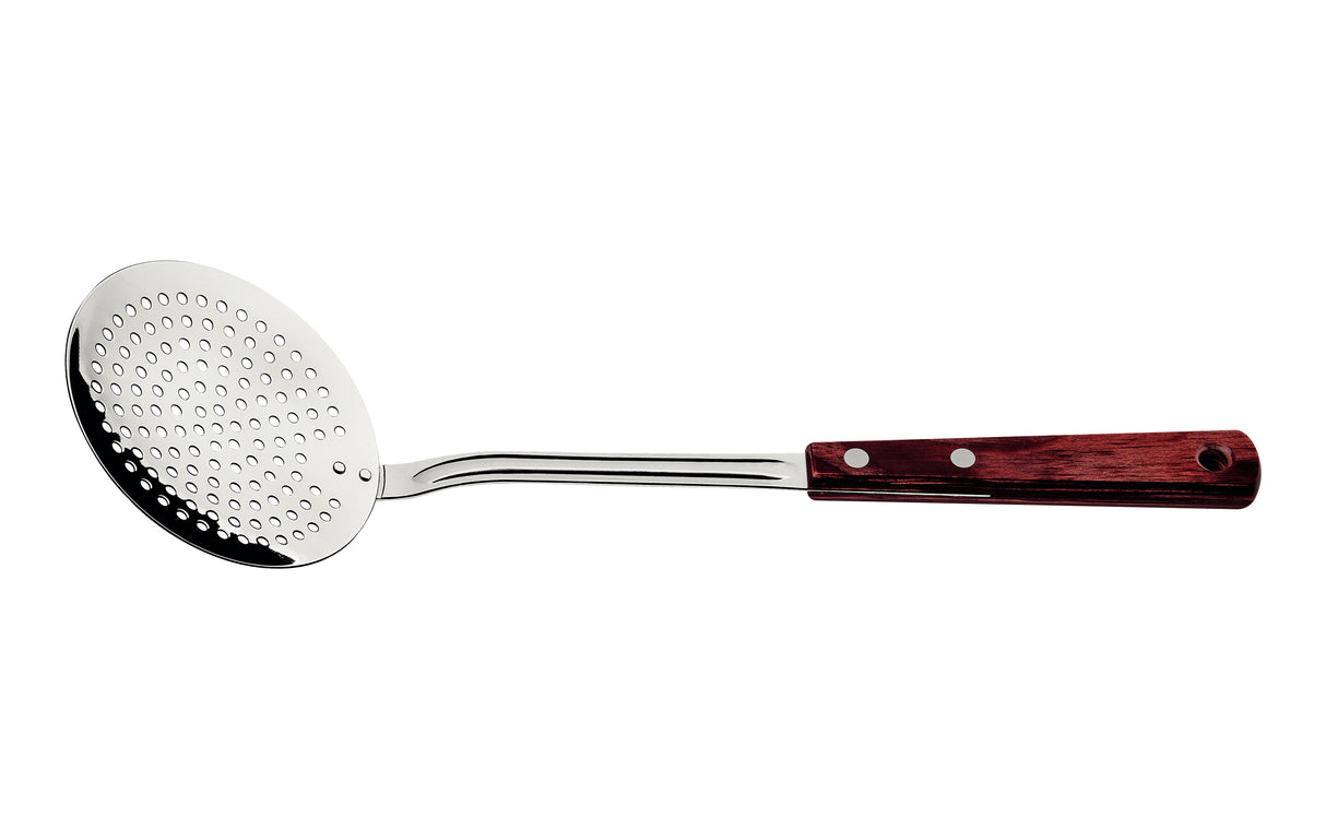 Tramontina Skimmer with Stainless-Steel Scoop and Treated Red Polywood Handle