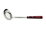 Tramontina Ladle with Stainless Steel Blade and Red Polywood Treated Wood Handle