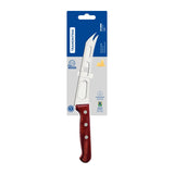 Tramontina Polywood 6" Cheese knife With Stainless-Steel Blade and Red Treated Wood Handle
