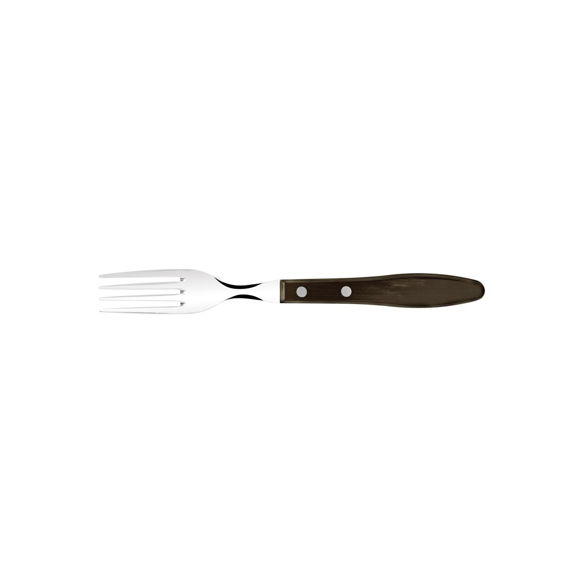 Tramontina Churrasco Jumbo Fork with Stainless-Steel Tines and Treated Brown Polywood Handle
