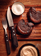 Tramontina Jumbo Fork with Stainless Steel Tines and Treated Brown Polywood Handle