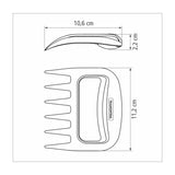 Tramontina 2-Piece Black ABS Barbecue Claw Set