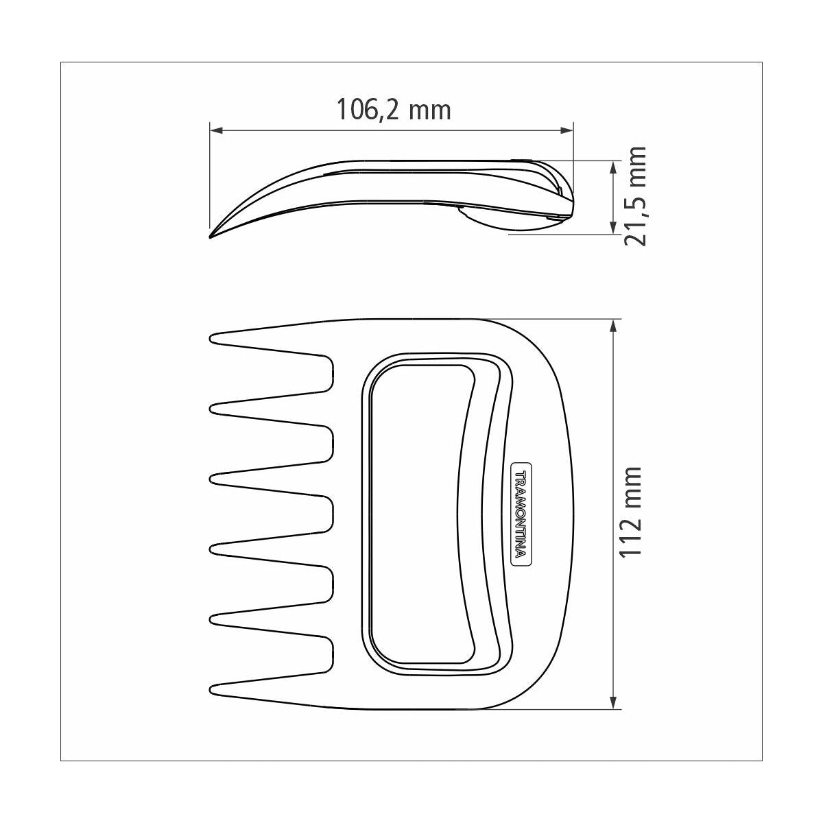Tramontina 2-Piece Black ABS Barbecue Claw Set