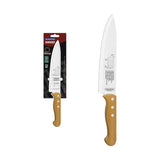Tramontina Churrasco Meat Knife with Stainless-Steel Blade and Natural Wood Handle 8"