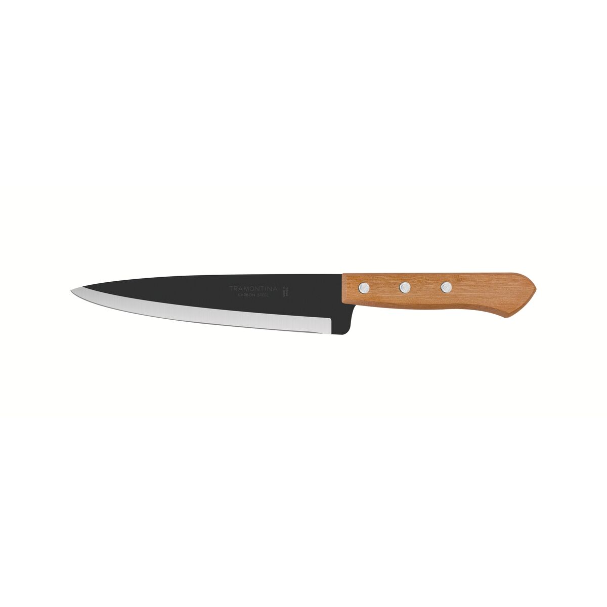 Tramontina 7" Fish and Kitchen Knife with Carbon-Steel Blade and Wood Handle