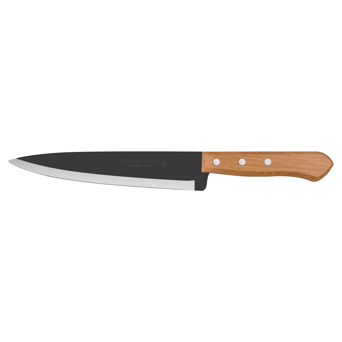 Tramontina 8" Fish and Kitchen Knife with Carbon-Steel Blade and Wood Handle