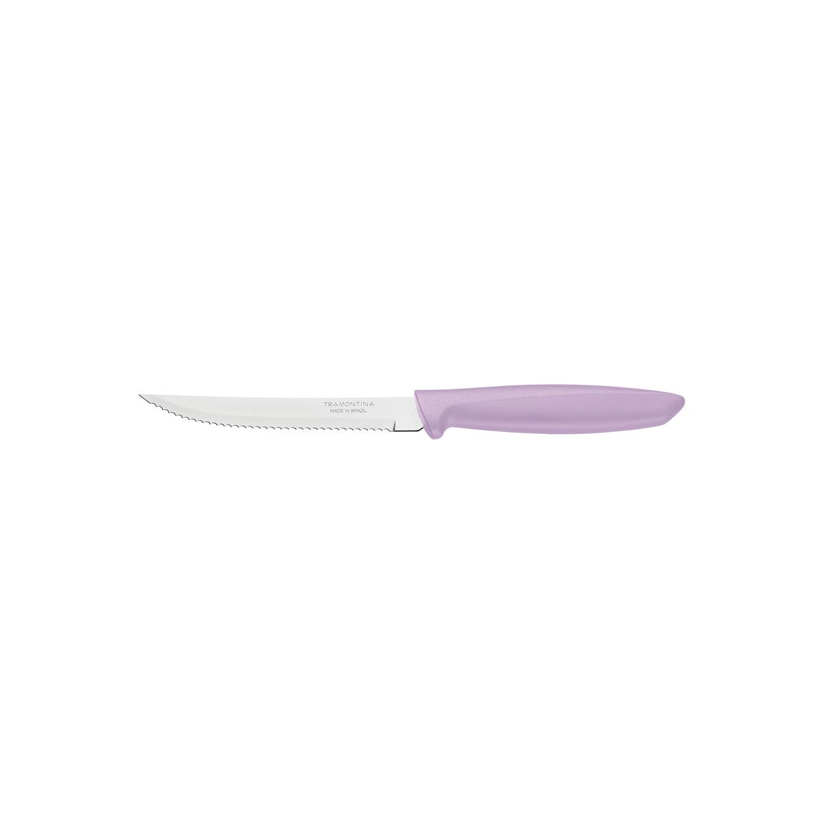 Tramontina Plenus 5 Inches Steak and Fruit Knife with Stainless Steel Blade and Purple Polypropylene Handle