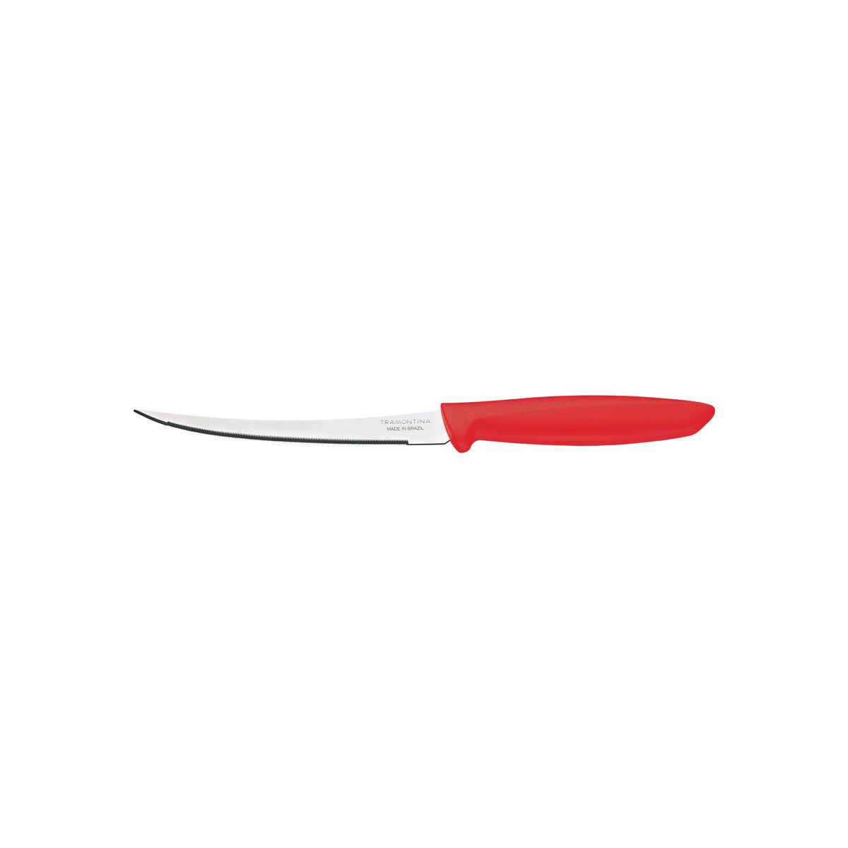 Tramontina Plenus 5 Inches Tomato Knife with Stainless Steel Blade and Red Polypropylene Handle