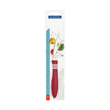 Tramontina Cor&Cor Tomato Knife with Stainless Steel Blades and Blue Polypropylene Handles,