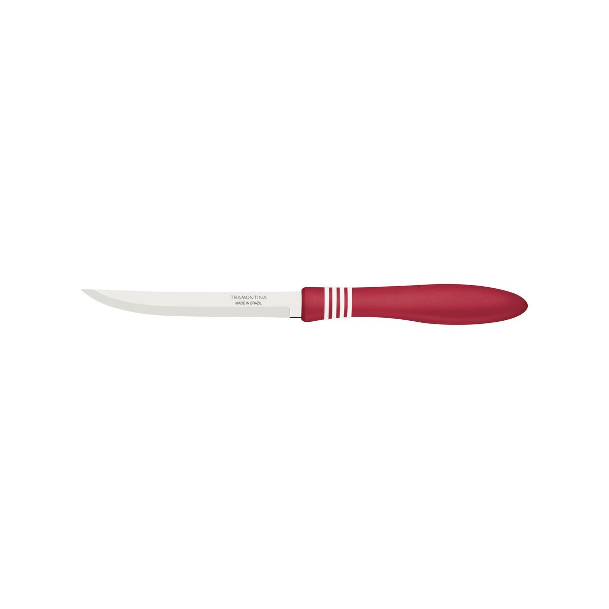 Tramontina Cor&Cor 2 Pieces Steak Knife Set with Stainless Steeled Polypropylene Handle