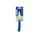 Tramontina Felice 3" Vegetable and Fruit Knife with Stainless-Steel Blade and Blue Polypropylene Handle