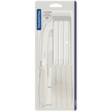 Plenus 6 Pieces Steak and Fruit Knife Set with Stainless Steel Blades and Polypropylene Handles