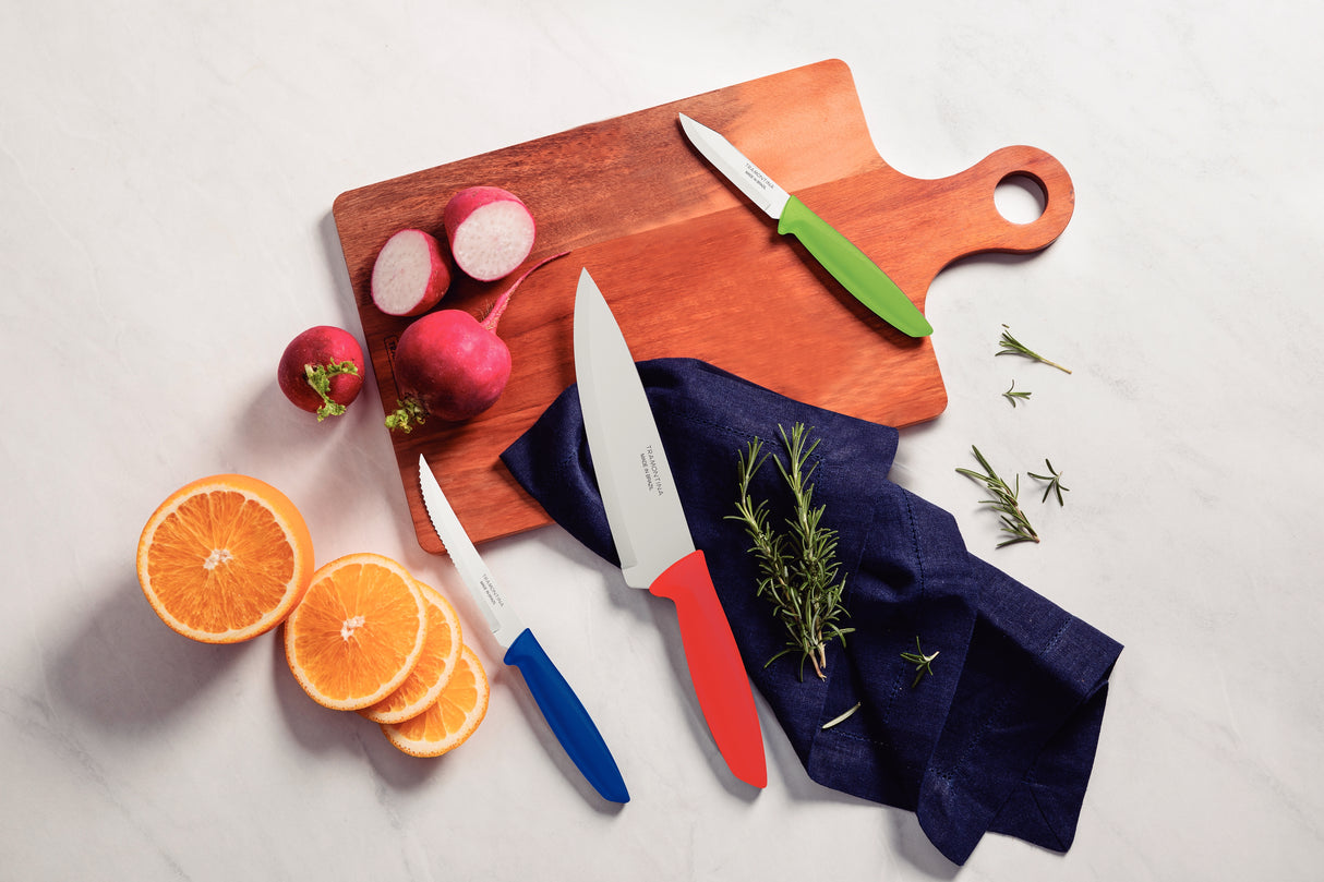 Tramontina 3 Pcs  Knives Set Plenus
