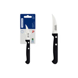 Tramontina Ultracorte 3" Peeling Fruit Knife with Stainless-Steel Blade and Black Polypropylene Handle