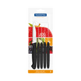 Tramontina Diamant 6 Pieces Paring Knife Set with Stainless Steel Blade and Polypropylene Handle