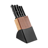 Tramontina Ultracorte 6 Pieces Knife and Block Set with Stainless Steel Blade and Black Polypropylene Handle