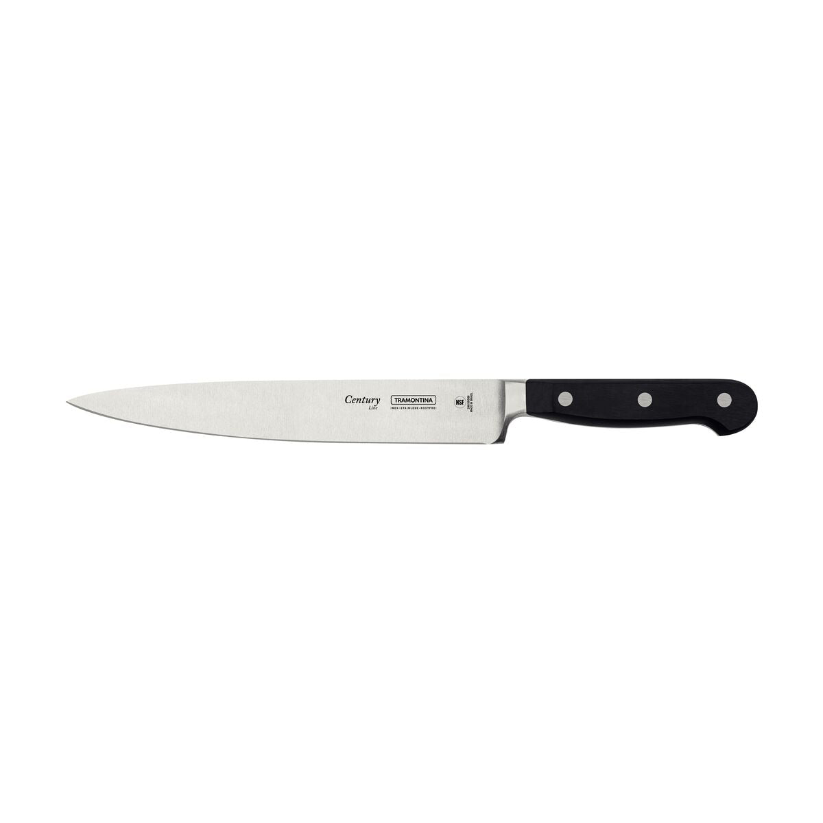 Tramontina Century 8" Utility knife with Stainless-Steel Blade and Black Polycarbonate Handle