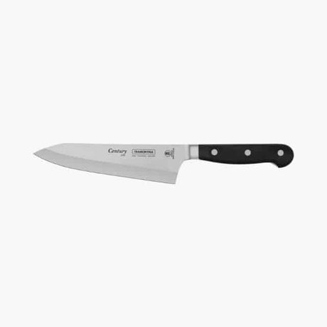 Tramontina Century 7" Cook's Knife with Stainless-Steel Blade and Black Polycarbonate Handle