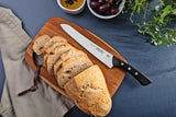 Tramontina Solutta Bread Knife with Stainless-Steel Blade and Black Polycarbonate Handle 8"