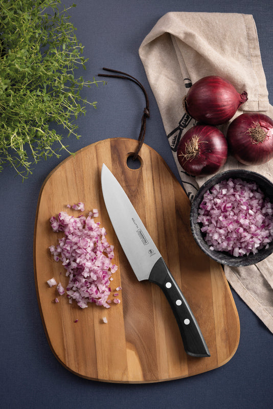 Tramontina Solutta Chef"s Knife with Stainless-Steel Blade and Black Polycarbonate Handle 6"