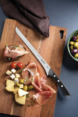 Tramontina Solutta Ham Knife with Stainless-Steel Blade and Black Polycarbonate Handle 10"