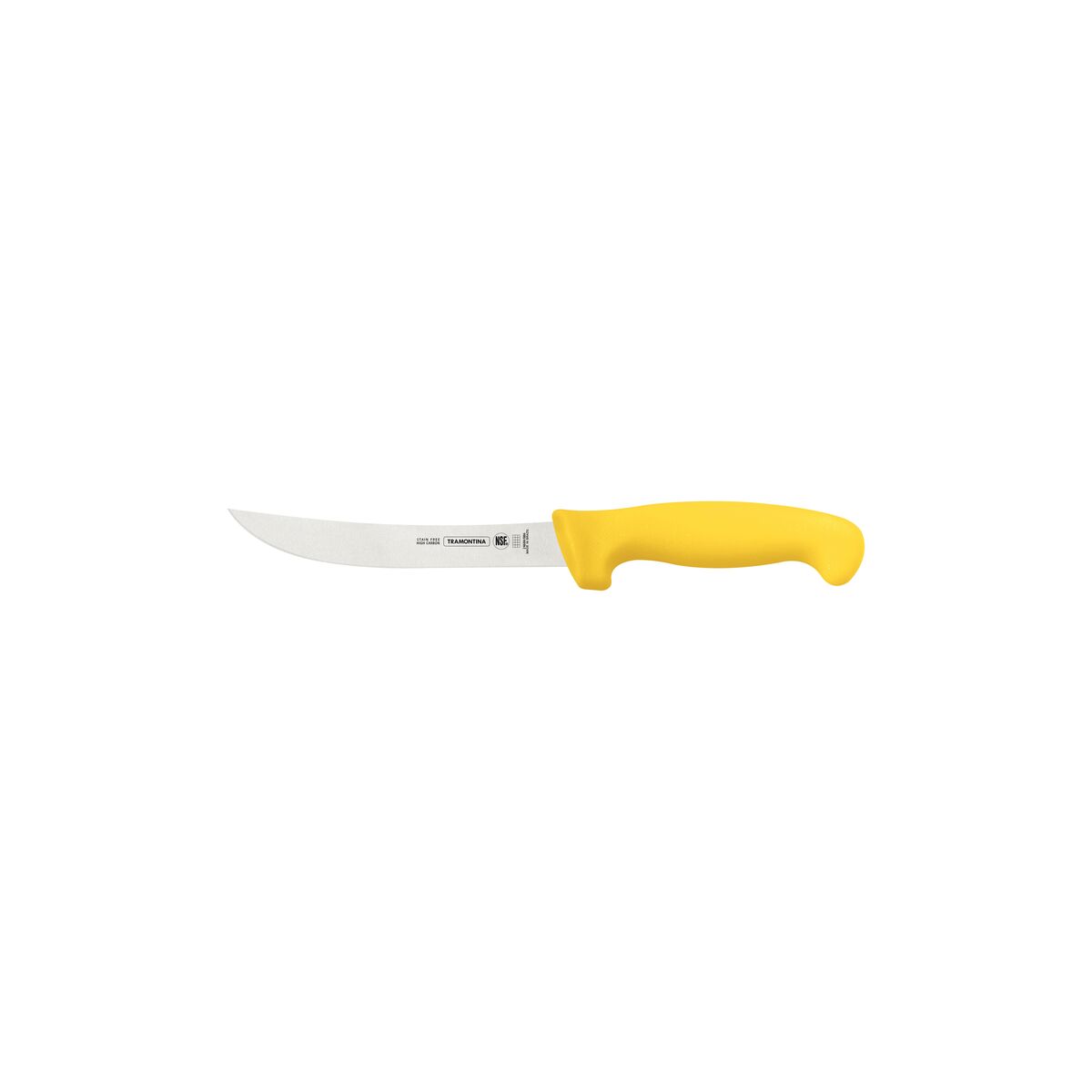 Tramontina Professional 6" Boning Knife with Stainless-Steel Blade and Yellow Polypropylene Handle