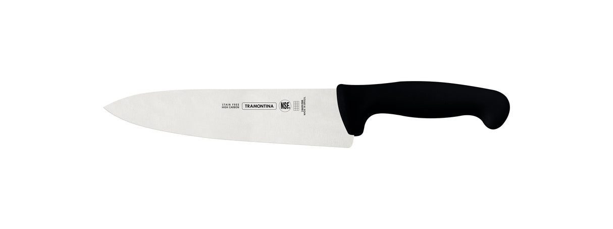 Tramontina Professional Master 8" Meat Knife with Stainless Steel Blade and Black Polypropylene Handle