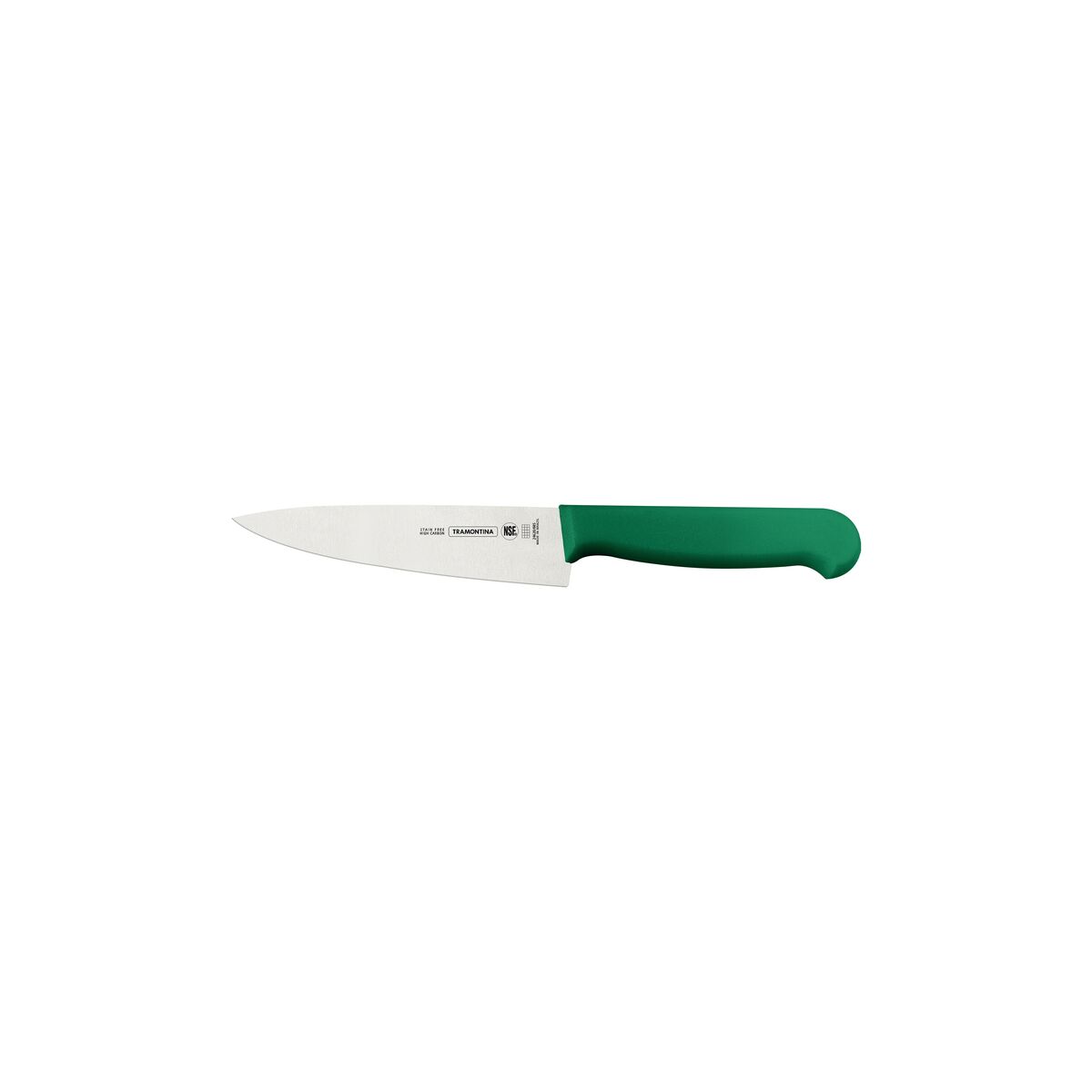 Tramontina Profissional Master Meat Knife with Stainless-Steel Blade and Green Polypropylene Handle, 5"