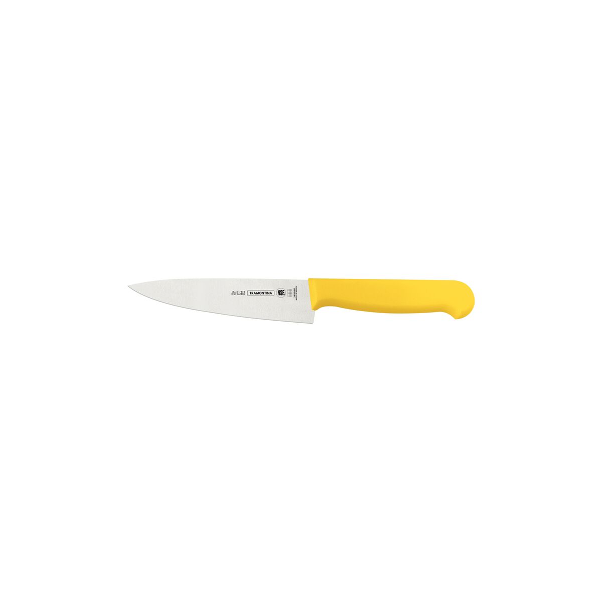 Tramontina Profissional Master Meat Knife with Stainless-Steel Blade and Yellow Polypropylene Handle, 5"