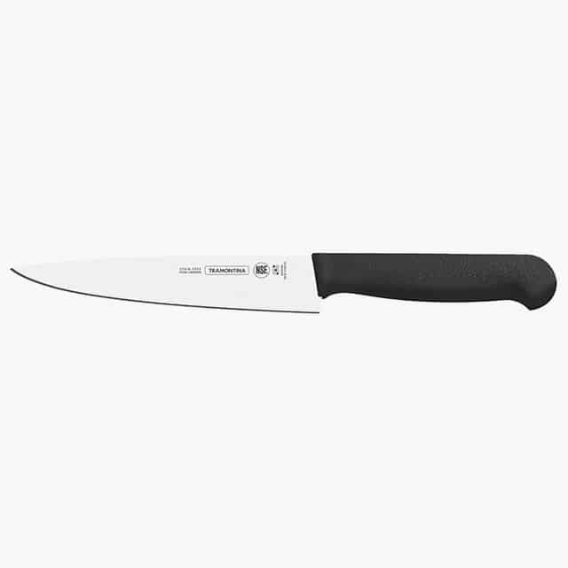 Tramontina Professional Meat Knife with Stainless Steel Blade and Polypropylene Handle with Antimicrobial Protection