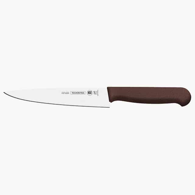 Tramontina Professional Meat Knife with Stainless Steel Blade and Polypropylene Handle with Antimicrobial Protection