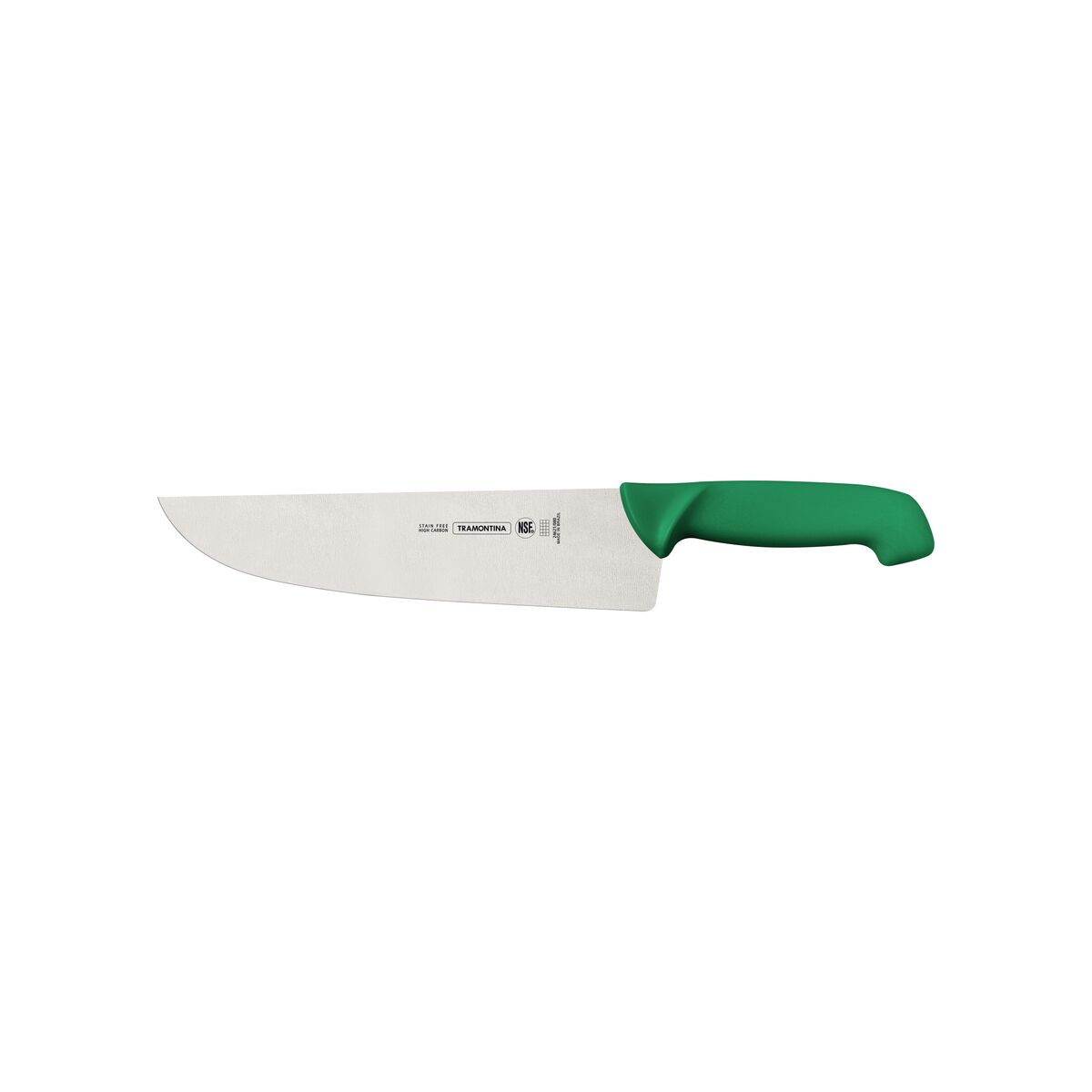 Tramontina Professional Butcher Knife with Stainless-Steel Blade and Brown Polypropylene Handle 10"