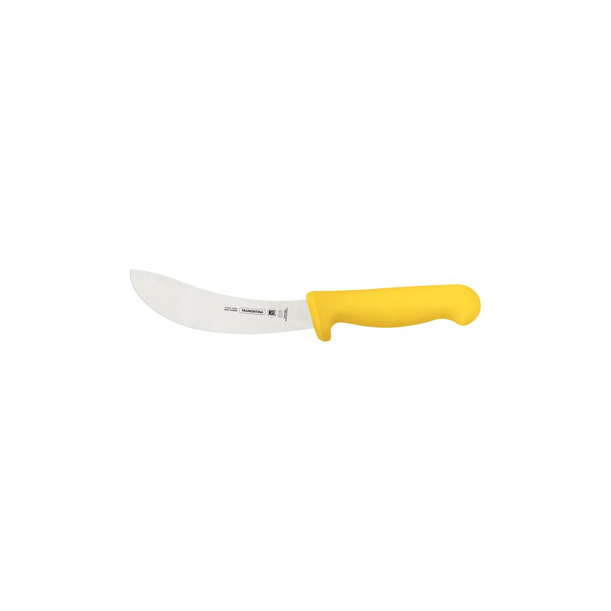 Tramontina Professional Boning Knife with Stainless-Steel Blade and Yellow Polypropylene Handle 6"