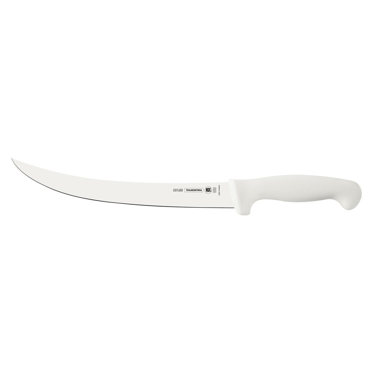 Tramontina Profissional 8" Meat Knife with Stainless-Steel Blade and White Polypropylene Handle