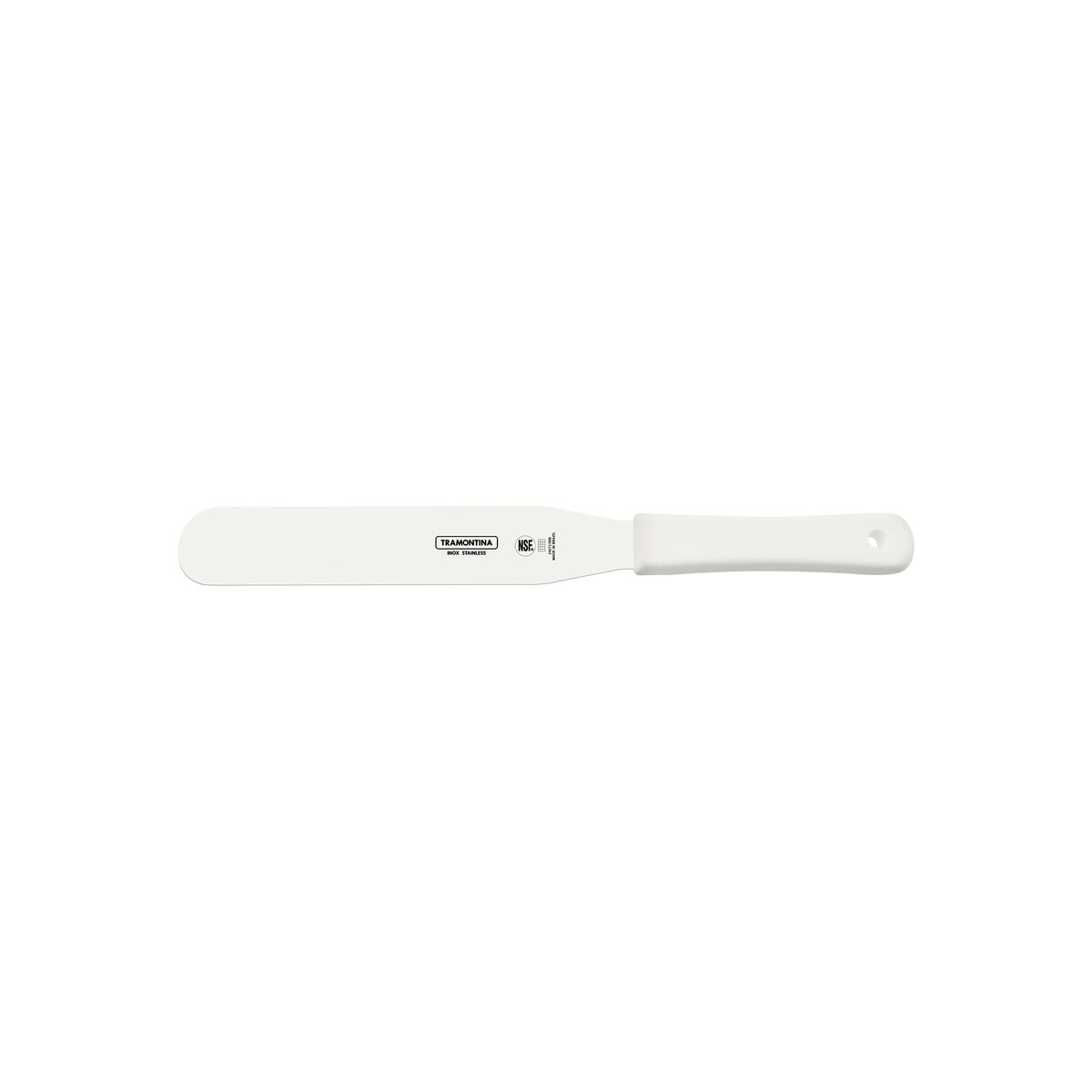 Tramontina Professional 8 Inches Bakers Spatula with Stainless Steel Blade and White Polypropylene Handle