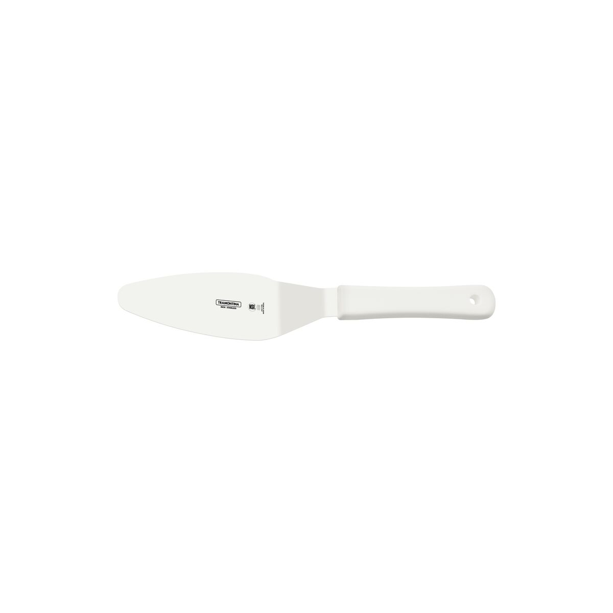 Tramontina Professional 7x3 Inches Cake Spatula with Stainless Steel Blade and White Polypropylene Handle
