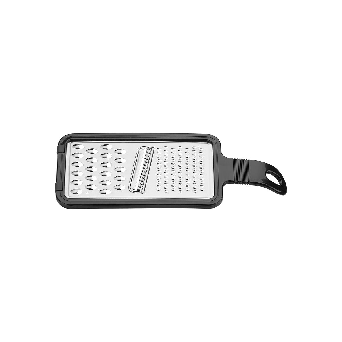 Tramontina Utilita Universal Grater with Stainless Steel Blade and ABS Handle with Black Rubber Holder