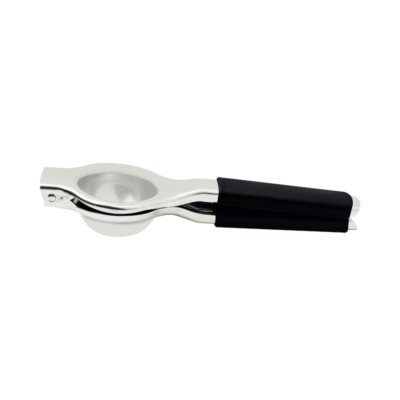 Tramontina Utilità Stainless-Steel Lemon Squeezer with Black Polypropylene Handle