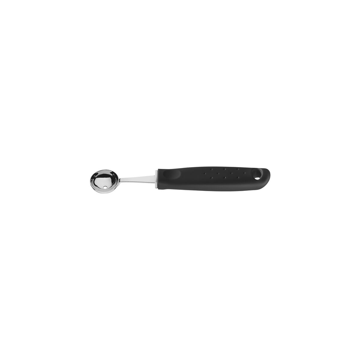 Tramontina Utilitá Stainless-Steel Melon Baller with Black Polypropylene Handle, 2.9 cm
