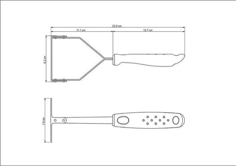 Tramontina Utilita Potato Masher with Black Handle