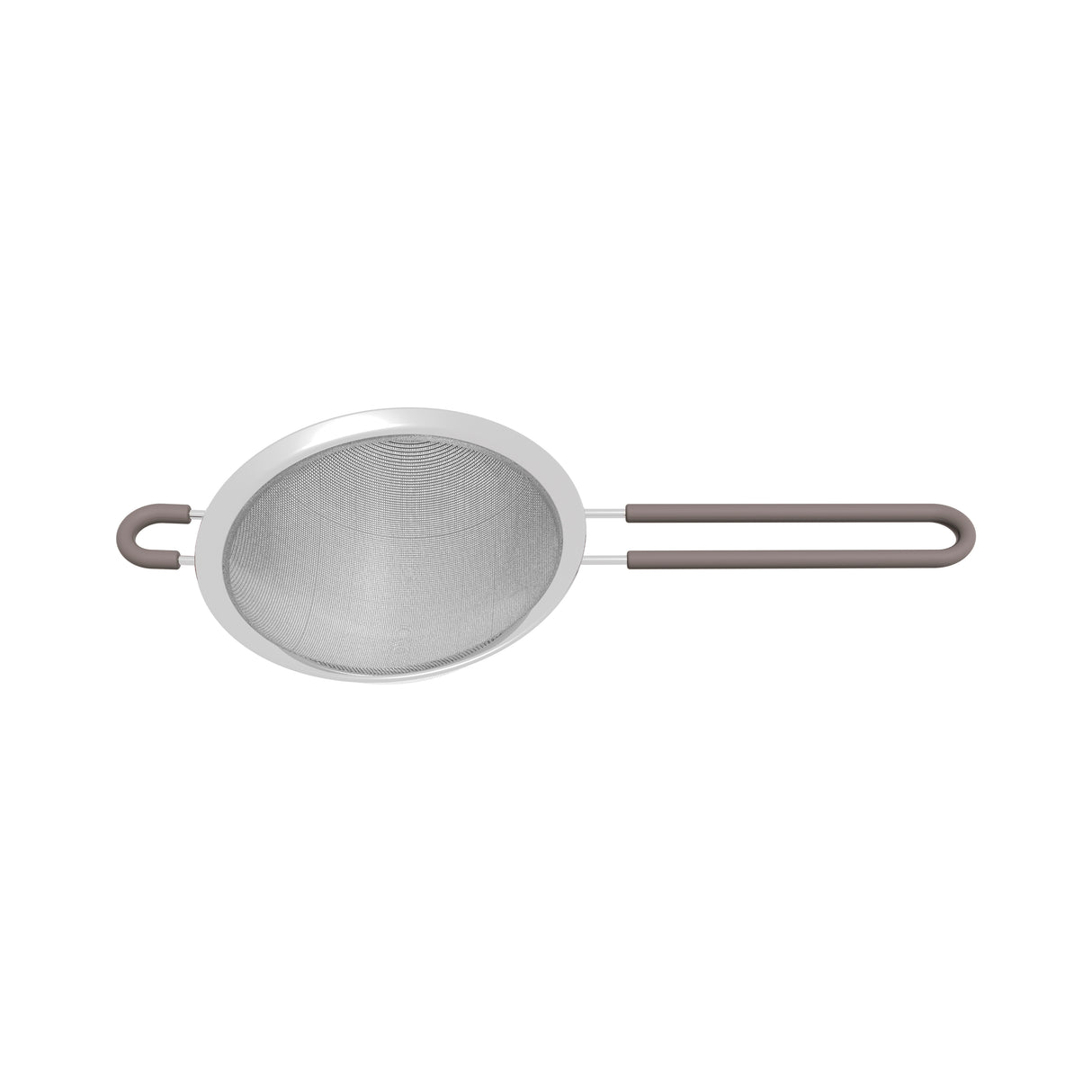 Tramontina Softta Stainless-Steel Sieve with Grey Silicone Handles 12 cm