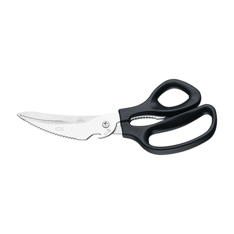 Tramontina Carving Scissors with Stainless-Steel Blades and Balck Polypropylene Handle, 8"