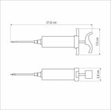 Tramontina 30 ml acrylic/polypropylene and stainless steel marinade injector