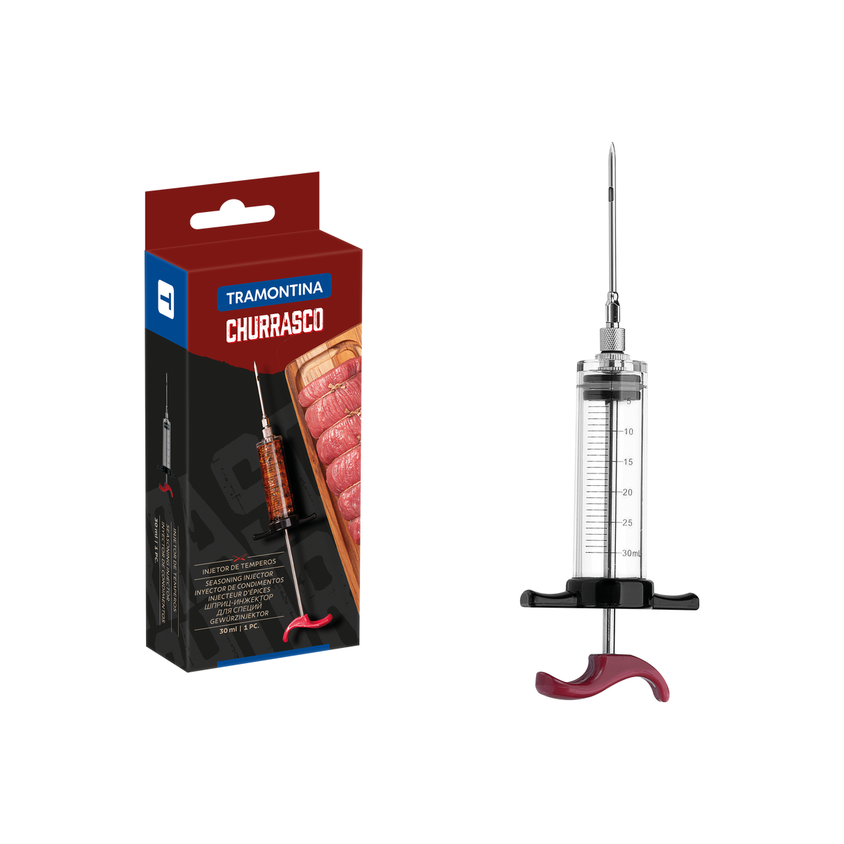 Tramontina 30 ml acrylic/polypropylene and stainless steel marinade injector